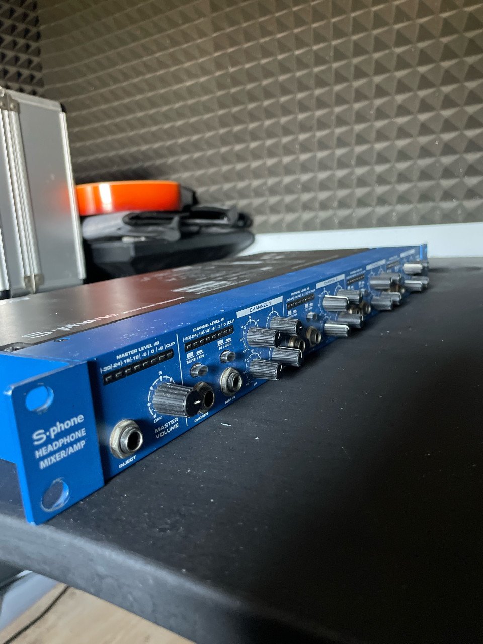 Koptelefoon  Mixer Amp