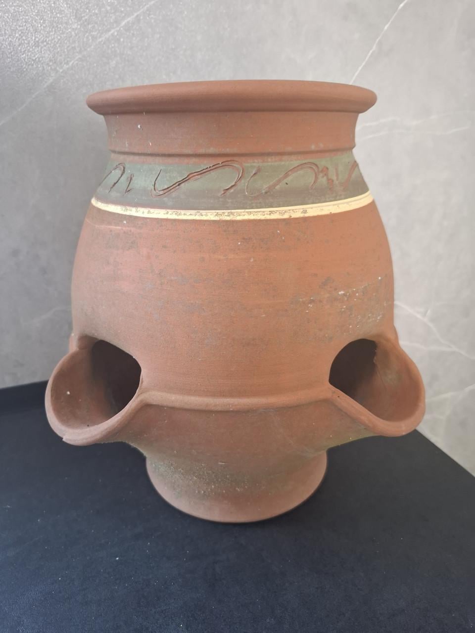 Terracotta aardbeienpot