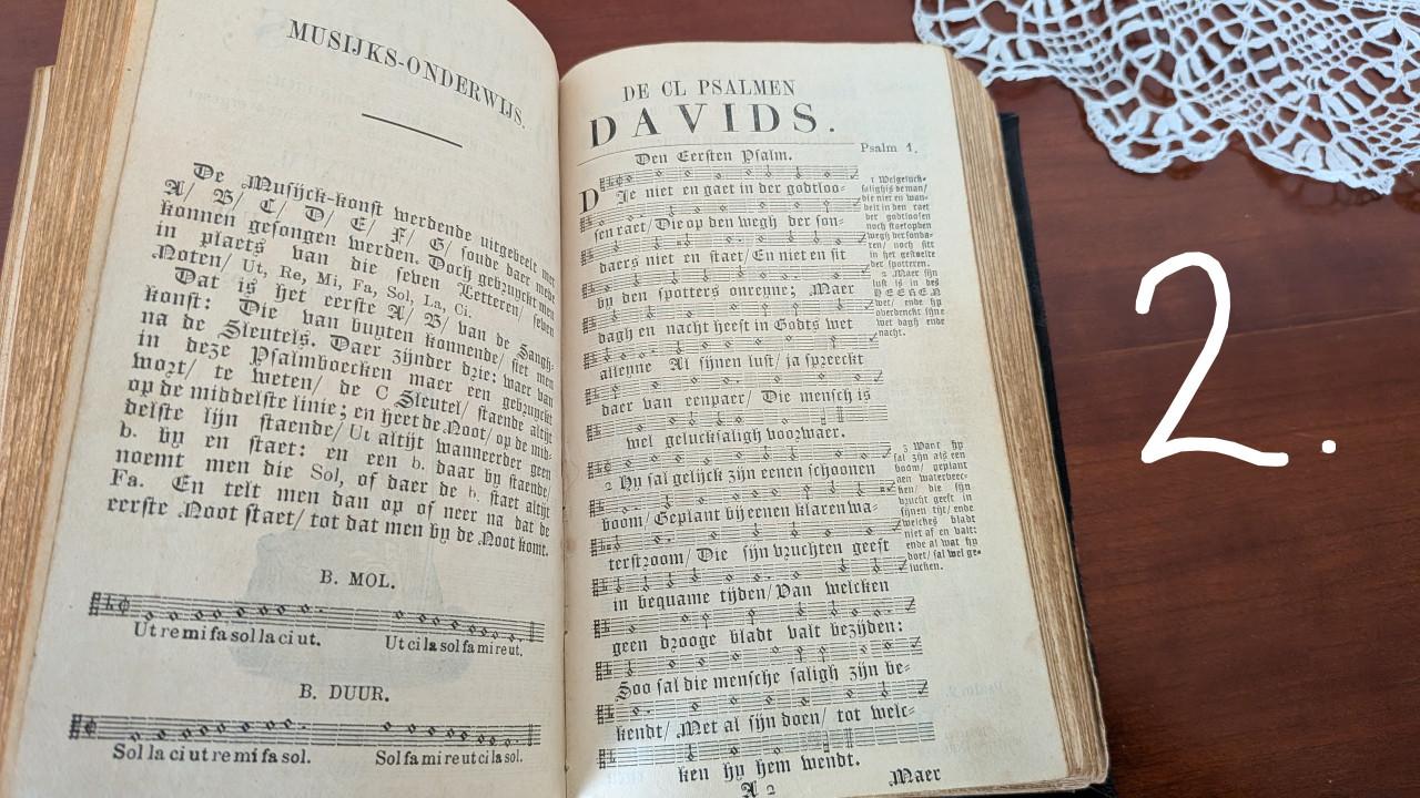 Set van 3 Antieke Bijbels (Statenvertaling) – met Psalmen van Datheen