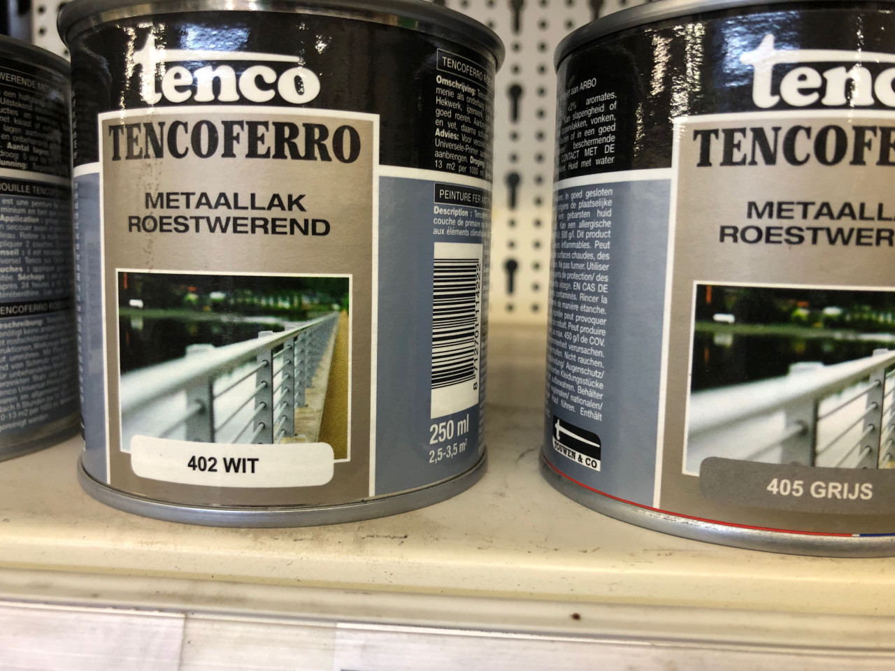 Tenco ferro verf 3 blik 10 euro