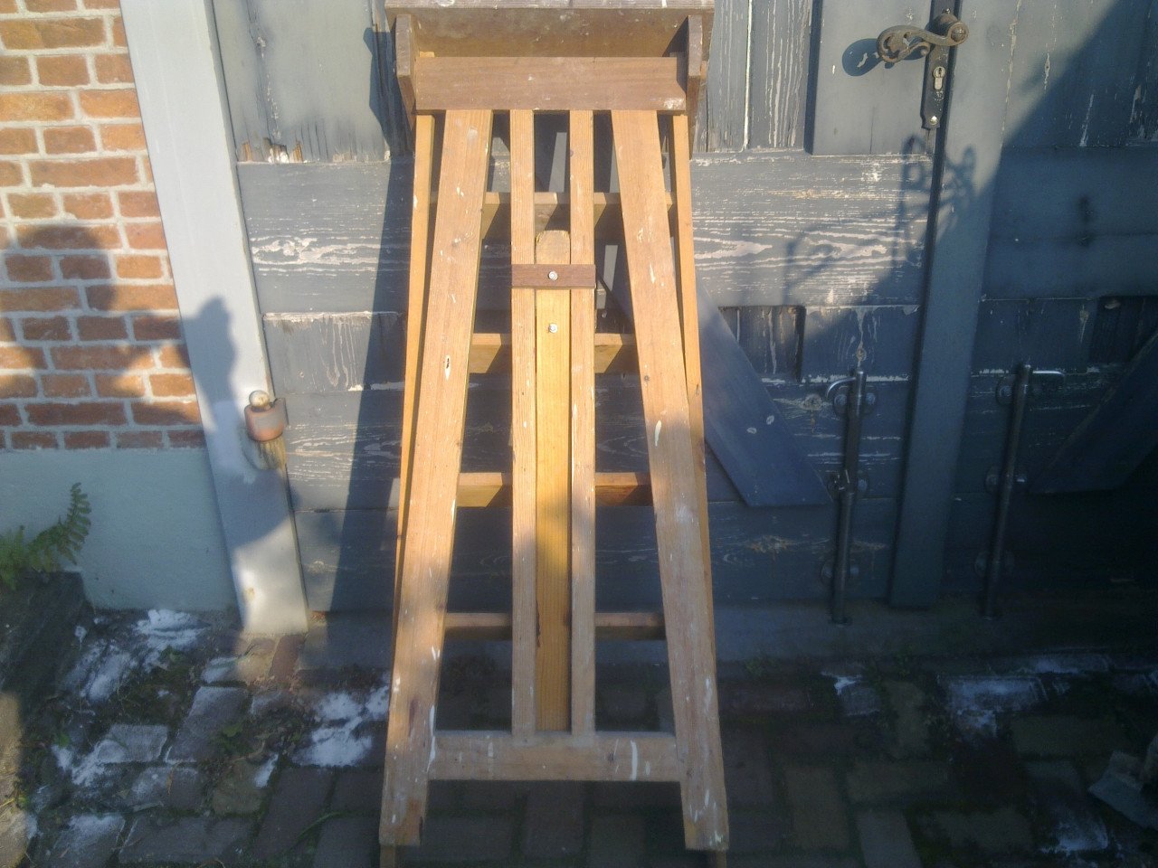 Houten huishoudtrap