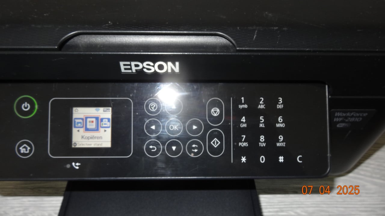 Goed werkend Epson workforce WF2810 all in one printer met 26 inktcartridge
