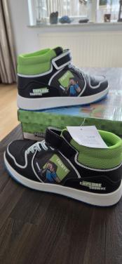 Jongens sneakers Minecraft maat 35