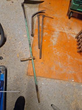 Oude landbouw gereedschappen