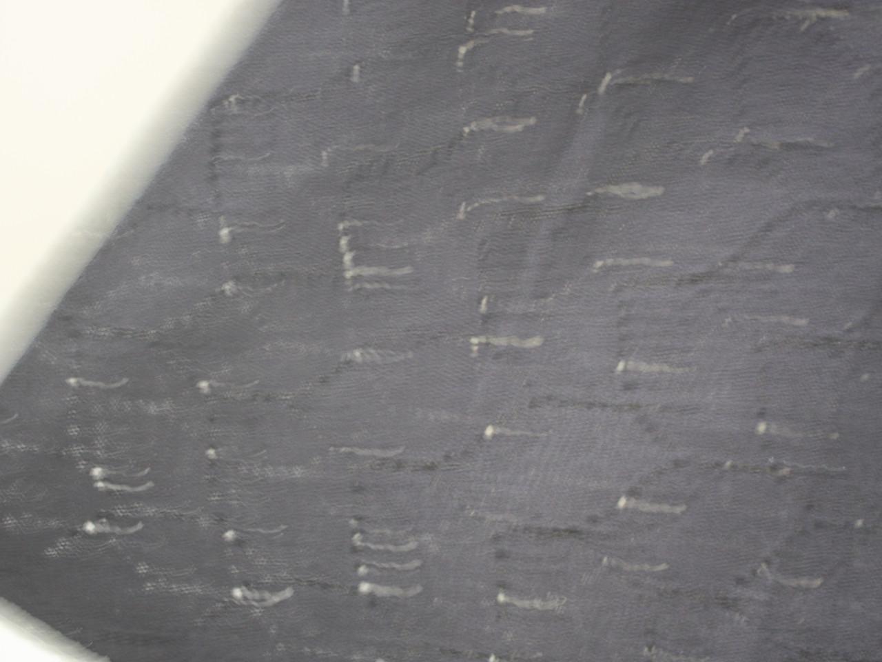 Donkerblauw shirt open gewerkt maat s