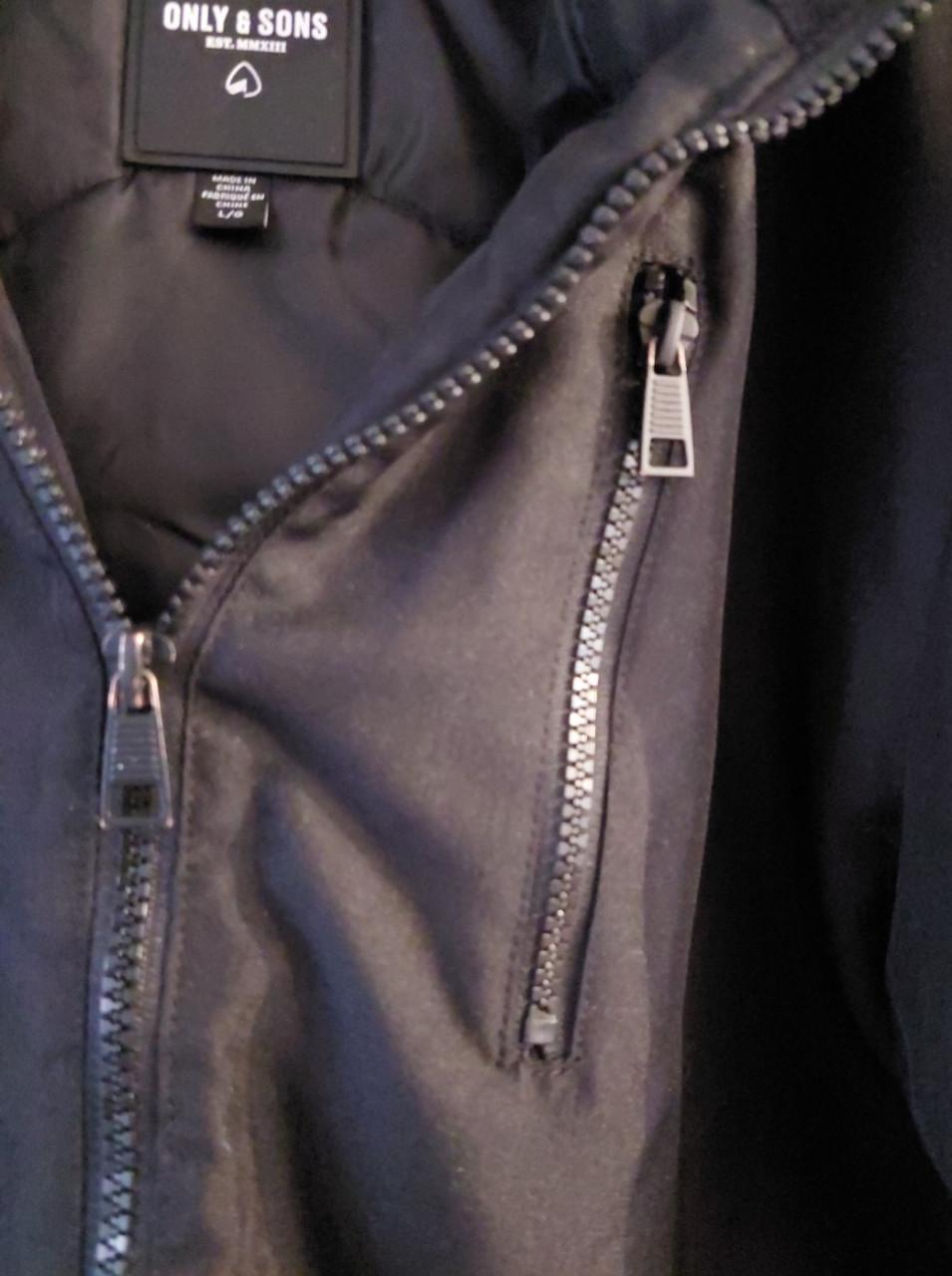 Zwarte Only herenjack mt large