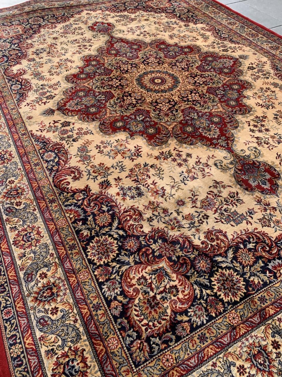 ❣️Prachtig Sfeervol Groot Vintage Vloerkleed Zuiver Scheerwol❣️