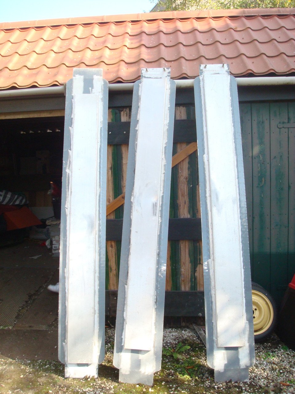 Aluminium oprijplaten 2,5 m extra breed