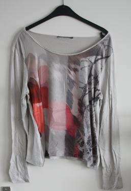 Shirt met print en langemouwen  maat l