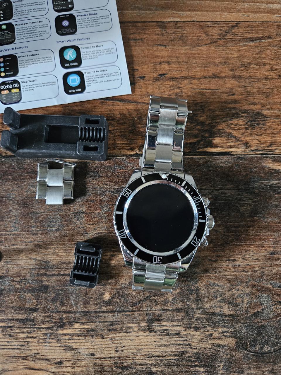 Zgan Nexus Pro Smartwatch North S11 - Zilver/Zwart