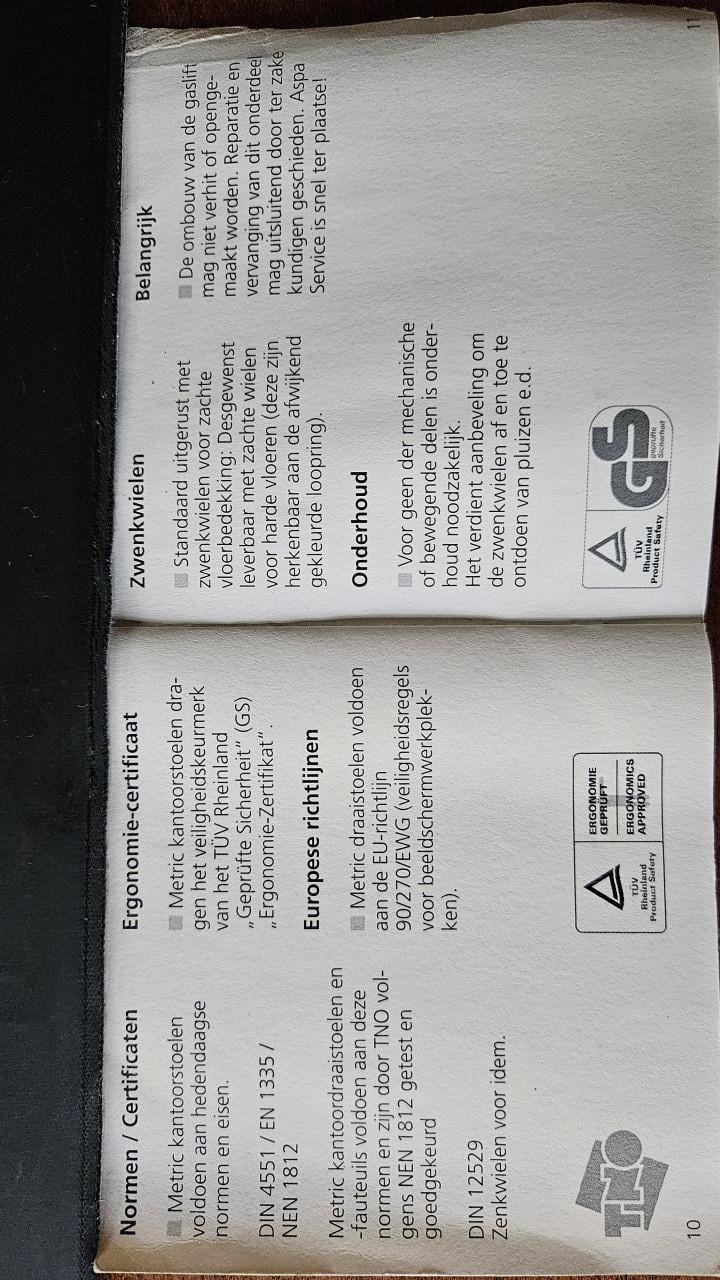 Bureaustoel Klöber Metric