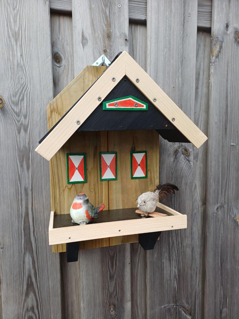 Diverse Wand - Vogelhuisjes :  Voederhuisjes , Nestkastjes etc