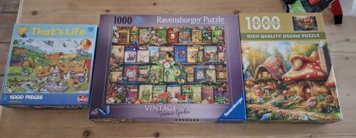 3 complete puzzels 1000 stukjes