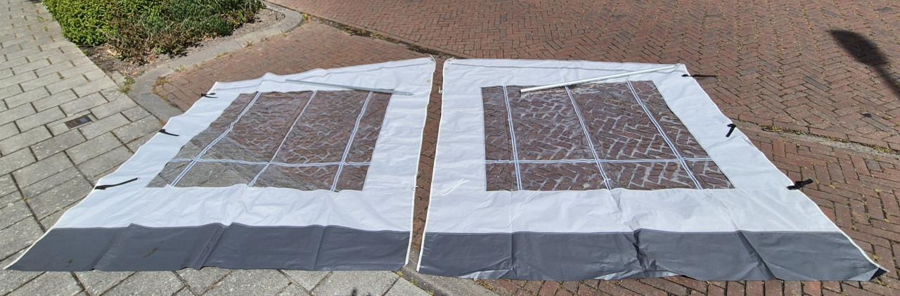 2 zijwanden voor Fiamma zakluifel