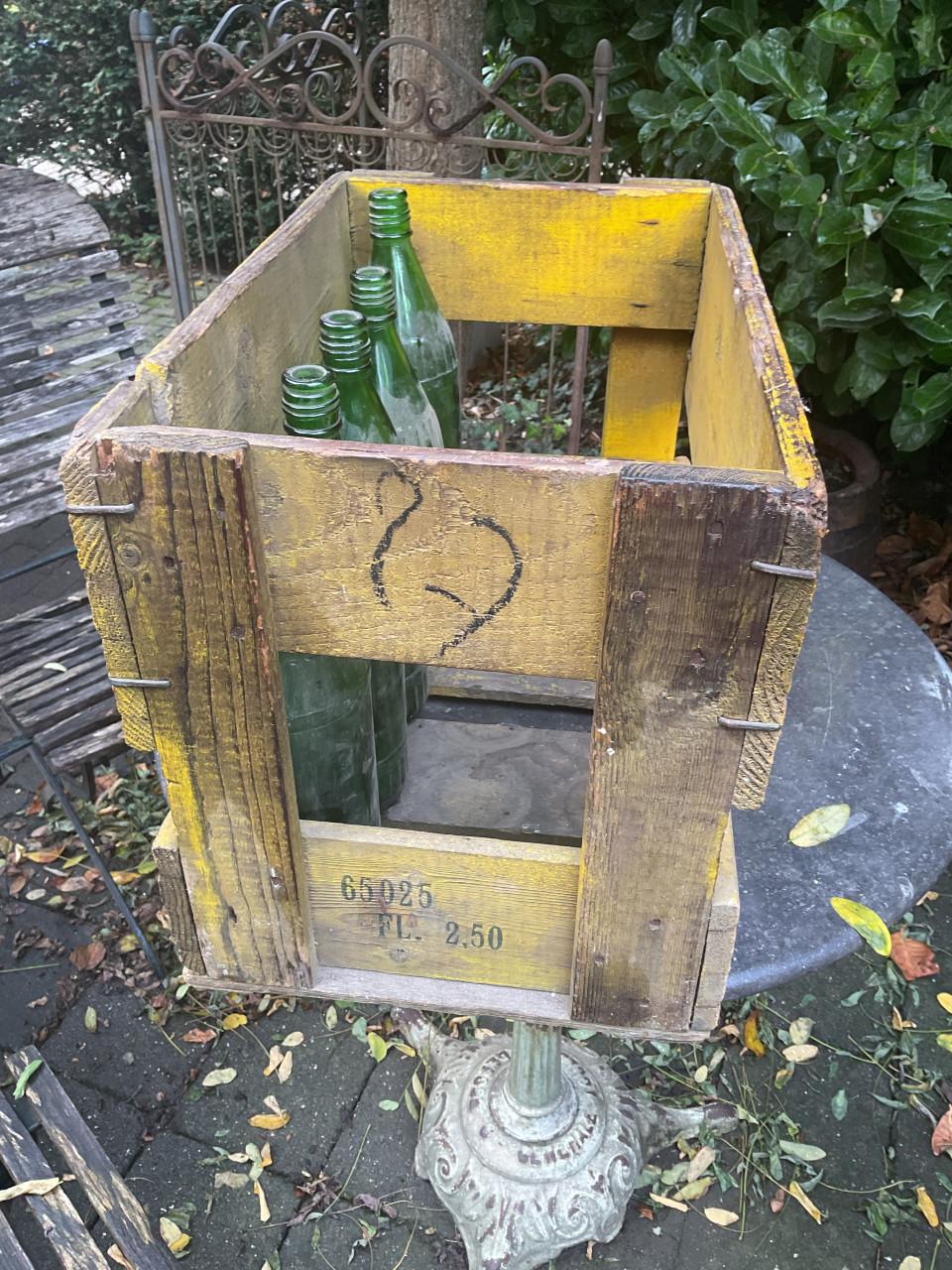 Houten krat 3 es limonade