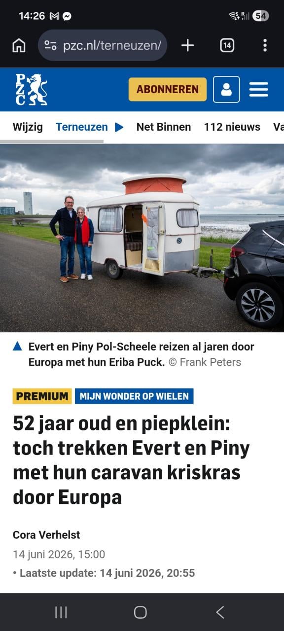 Oldtimer eriba Puck 1974