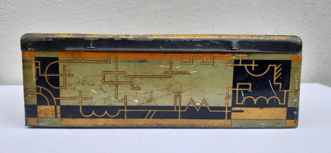 Art deco blik van Melle suikerwerken Breskens