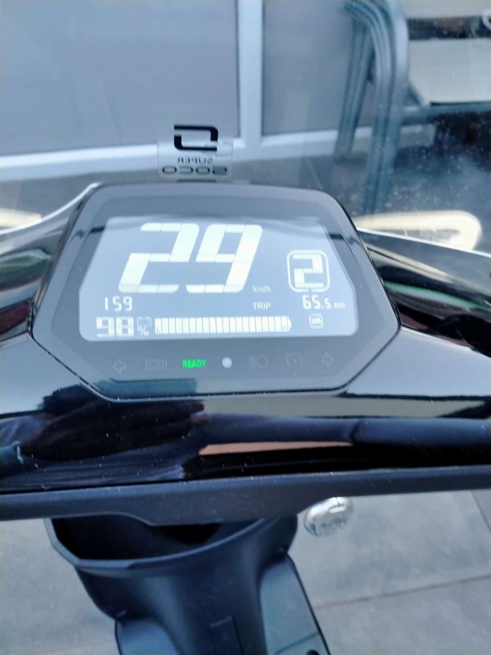 Elektronische scooter super soco