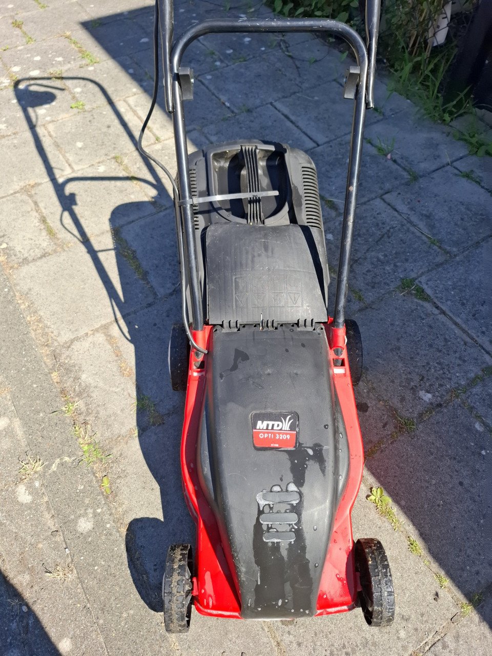 Elektrische grasmaaier mtd opti 3209 met opvangbak