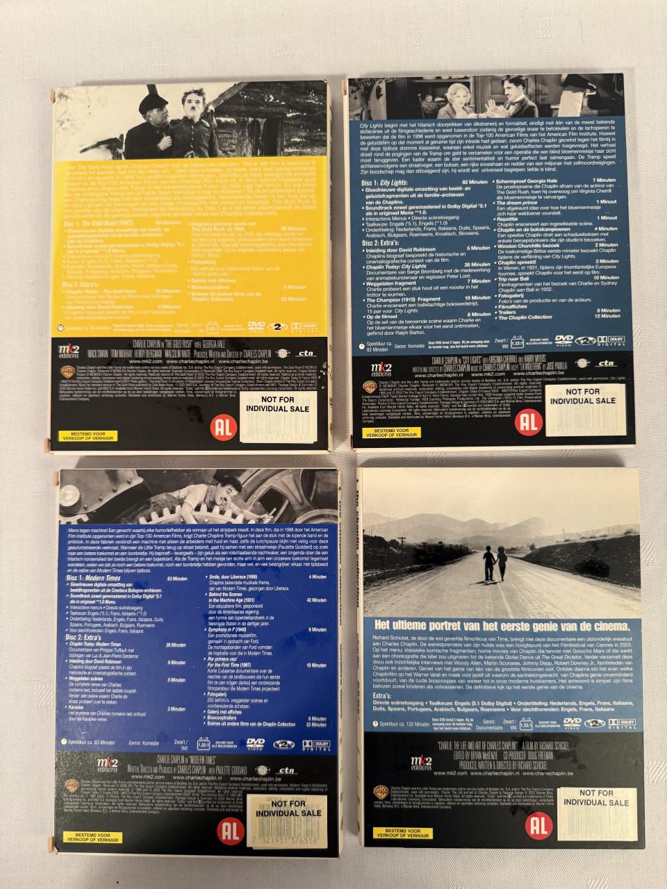 Charlie Chaplin – The Chaplin Collection – 4 DVD-uitgaven