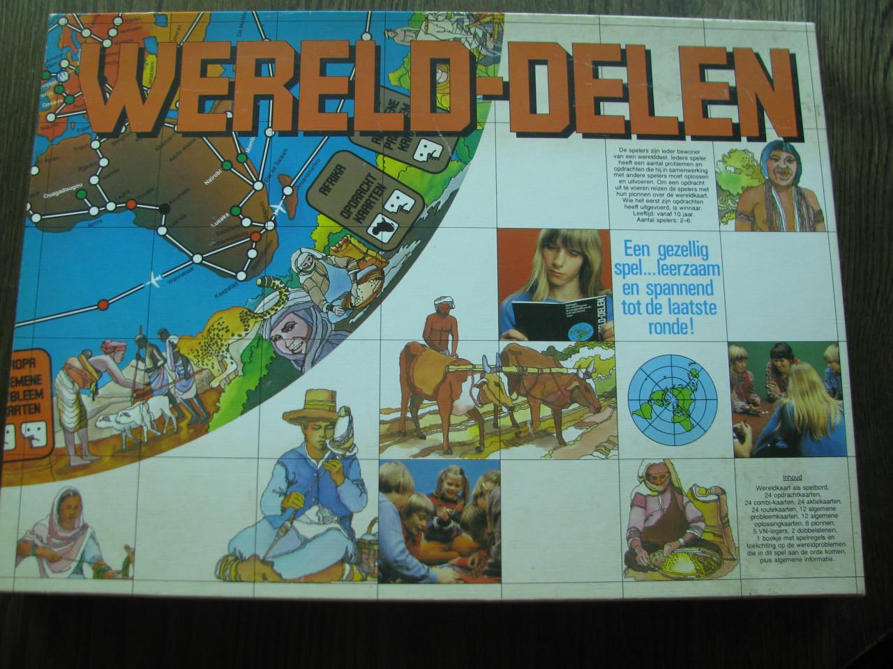 Bordspel Werelddelen.
