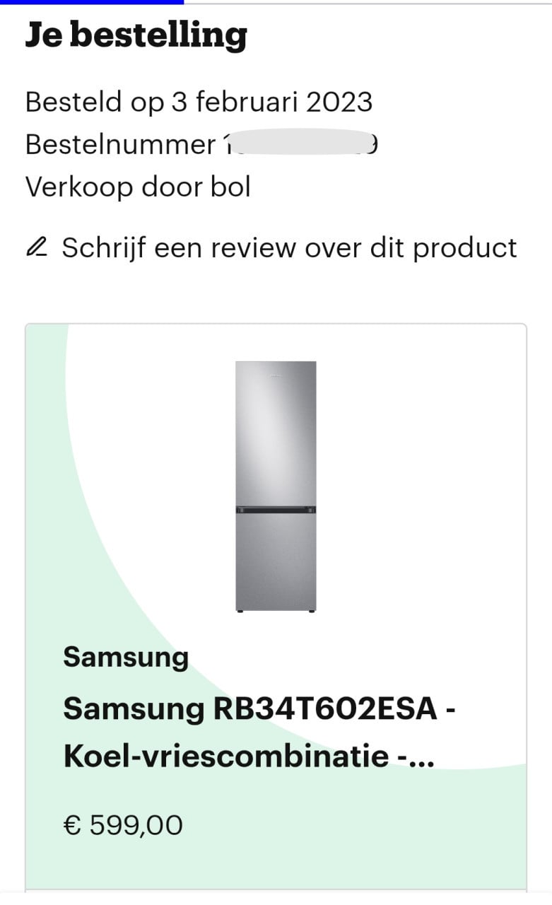 Samsung koelkast