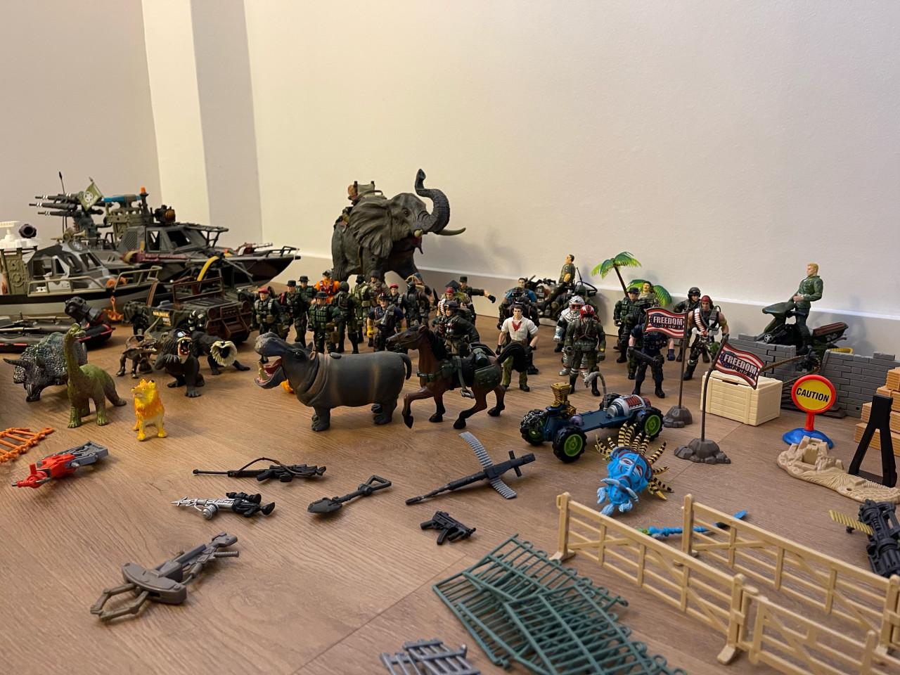 Chap Mei leger speelgoed set met veel onderdelen