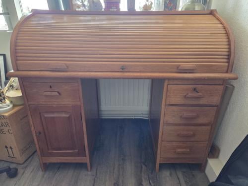 Secretaire blank eiken