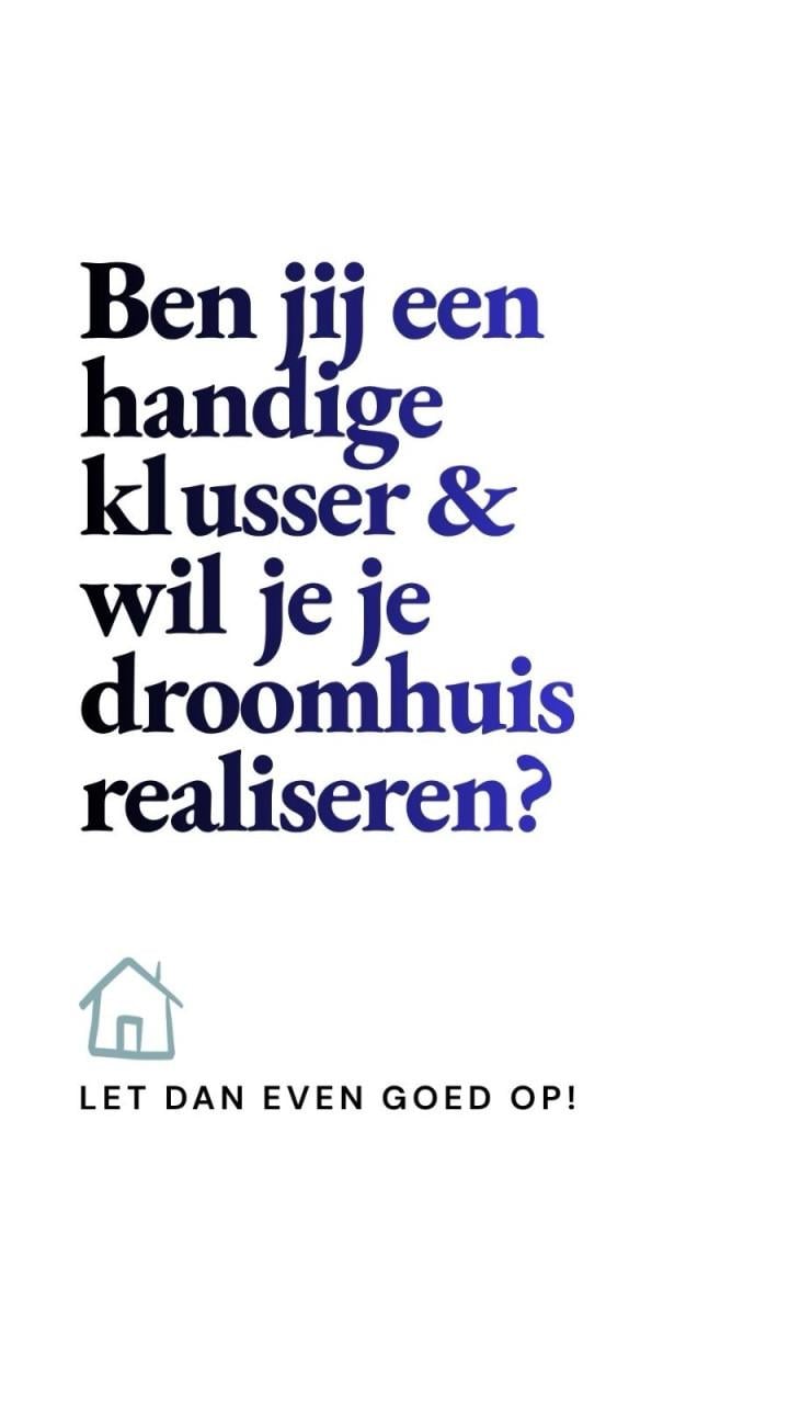 Realiseer je eigen woning