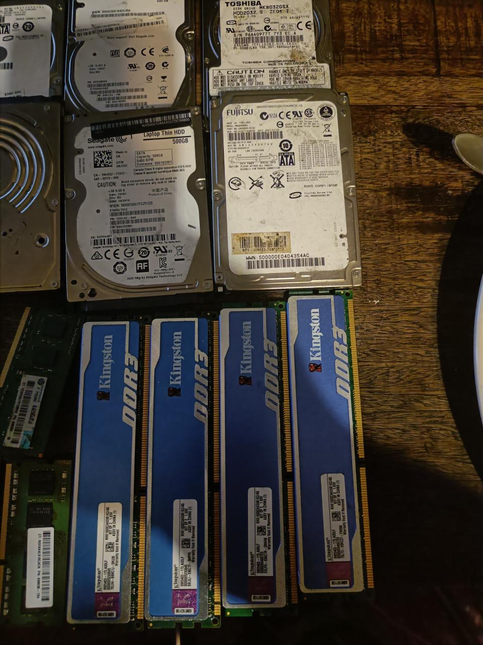 HDD,SSD MINI, RAM,160/1000GB