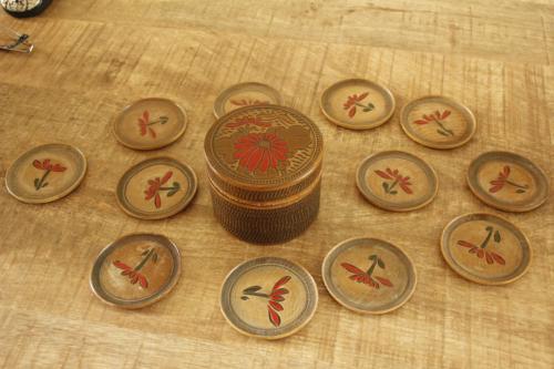 Doosje met 12 onderzetters