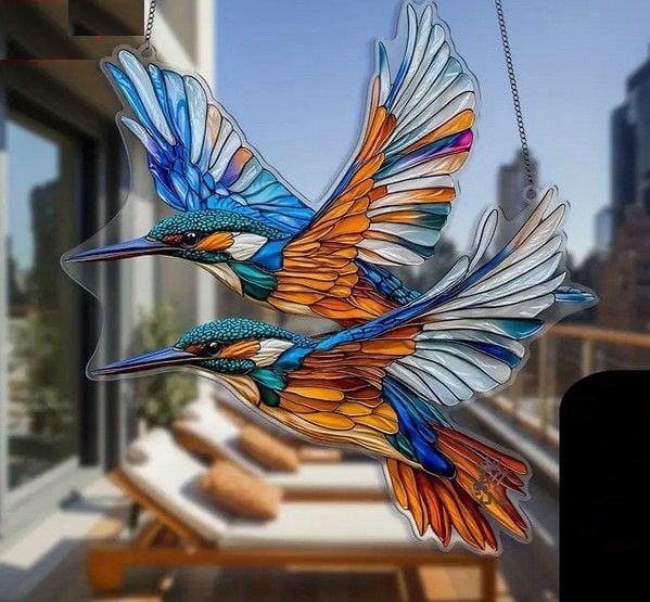 Raamhanger ijsvogel