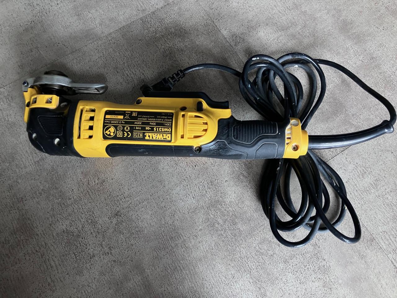 Dewalt multitool met veel extra's