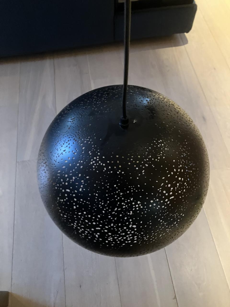 Zwart gouden hang lamp
