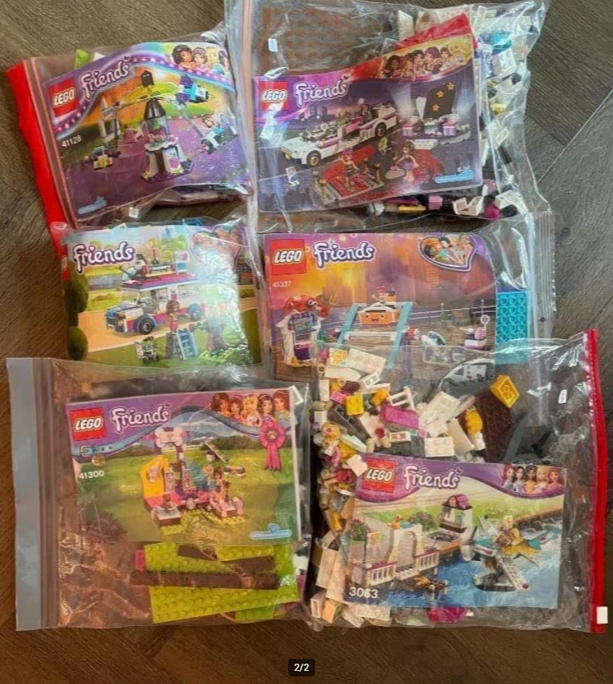 OPRUIMING: GROTE PARTIJ FRIENDS LEGO (18 SETS)