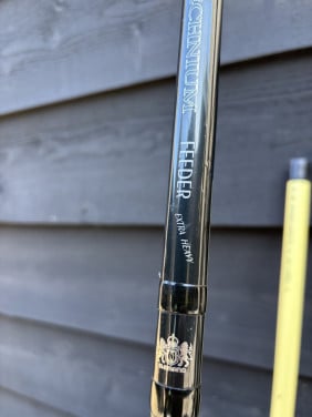 Shimano Technium heavy feeder super voor op het strand