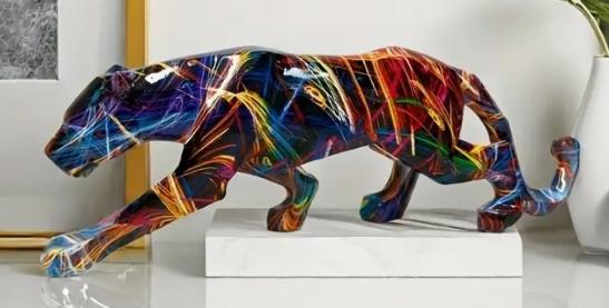 Tafel decoratie Luipaard