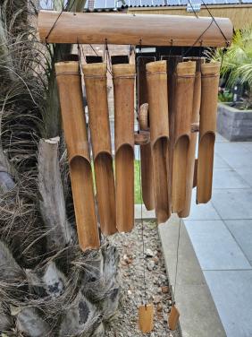 Grote nieuwe Bamboe windgong - Rustgevend geluid voor buiten