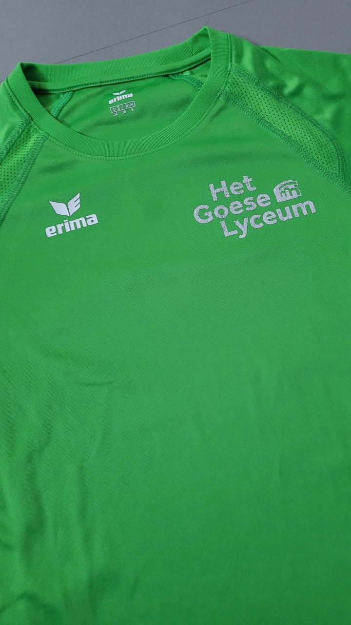 Gym shirt Pontes Bergweg groen maat 34