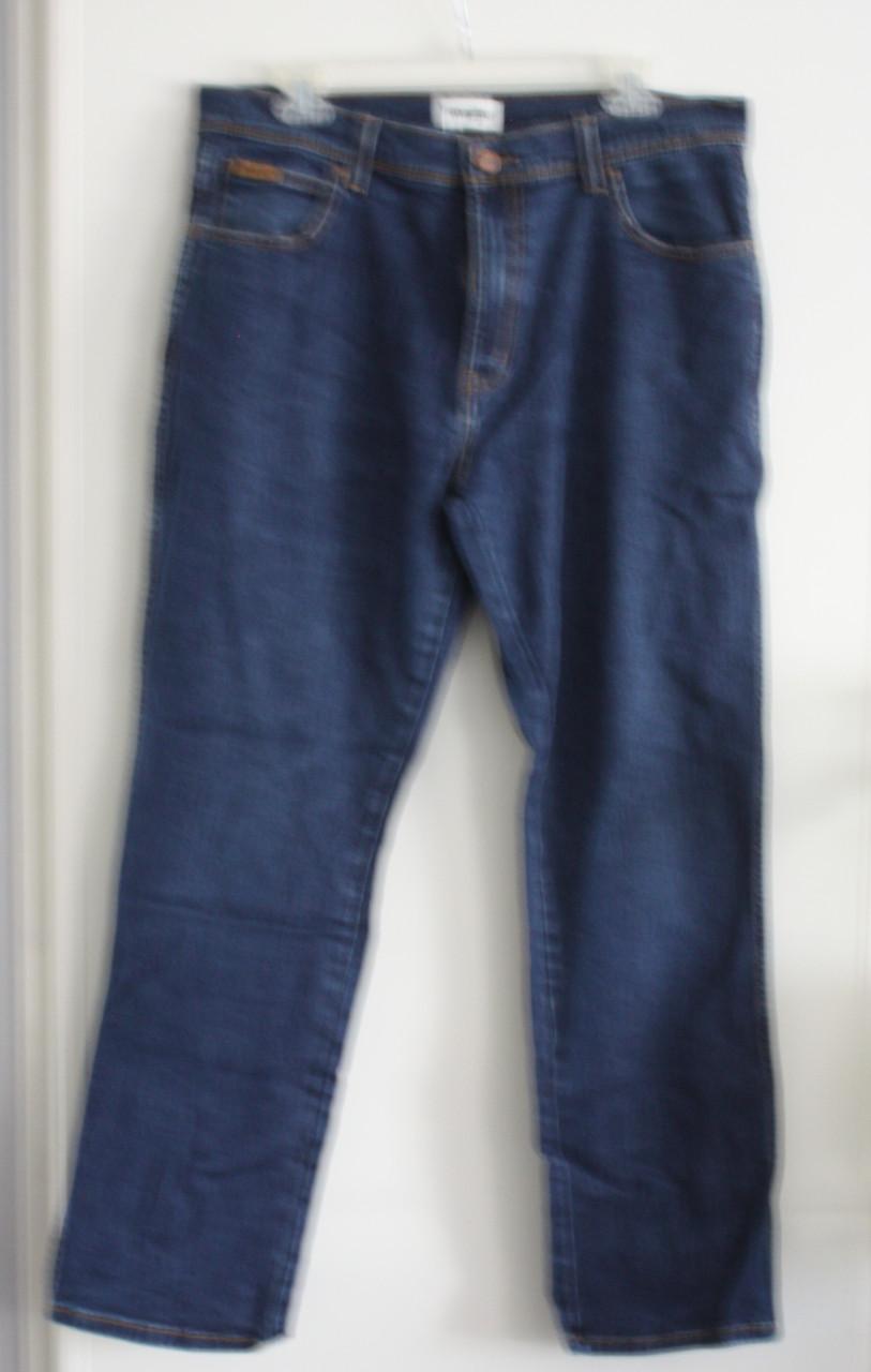 Blauw spijkerbrek recht mode maat w36-l 32