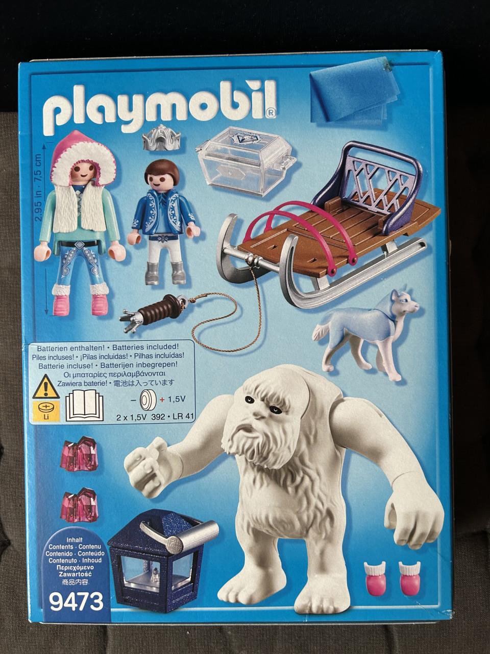 Magic Yeti sneeuwman.  nr.9473.