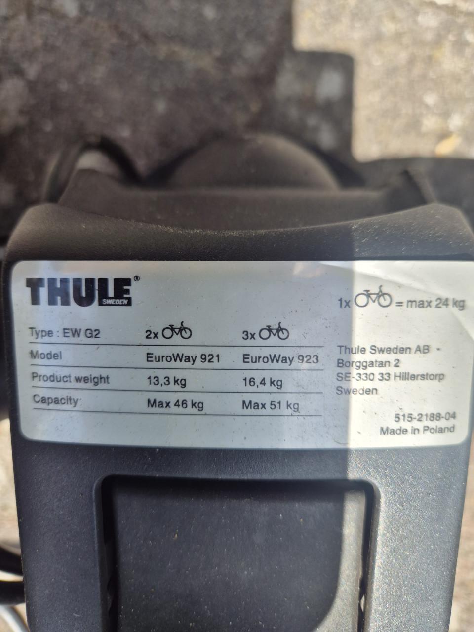 Fietsendrager Thule EuroWay 922