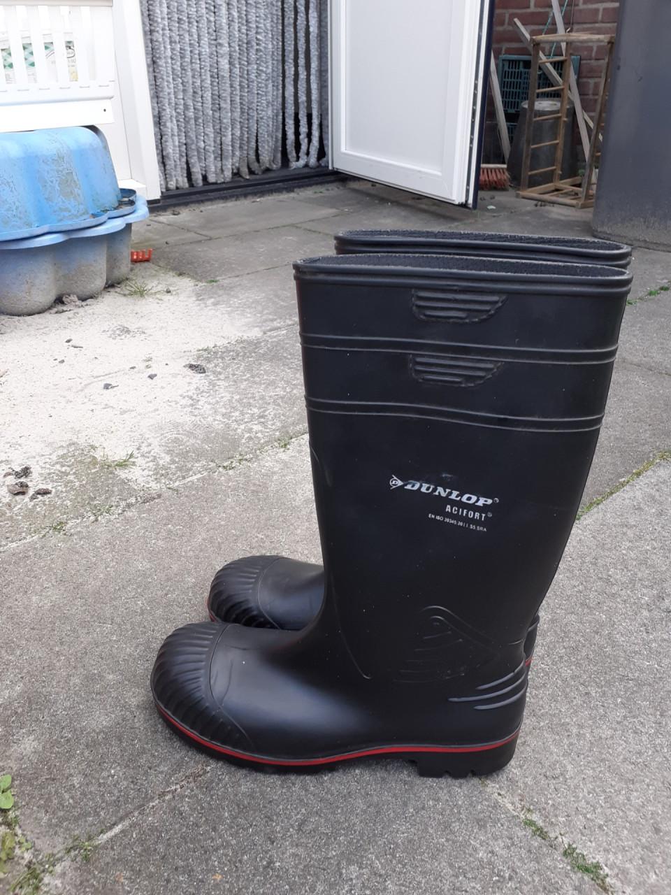 Rubber laarzen met stalen neus