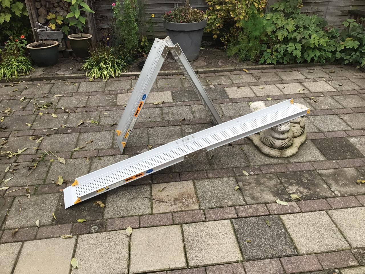 Aluminium oprijplaten opvouwbaar