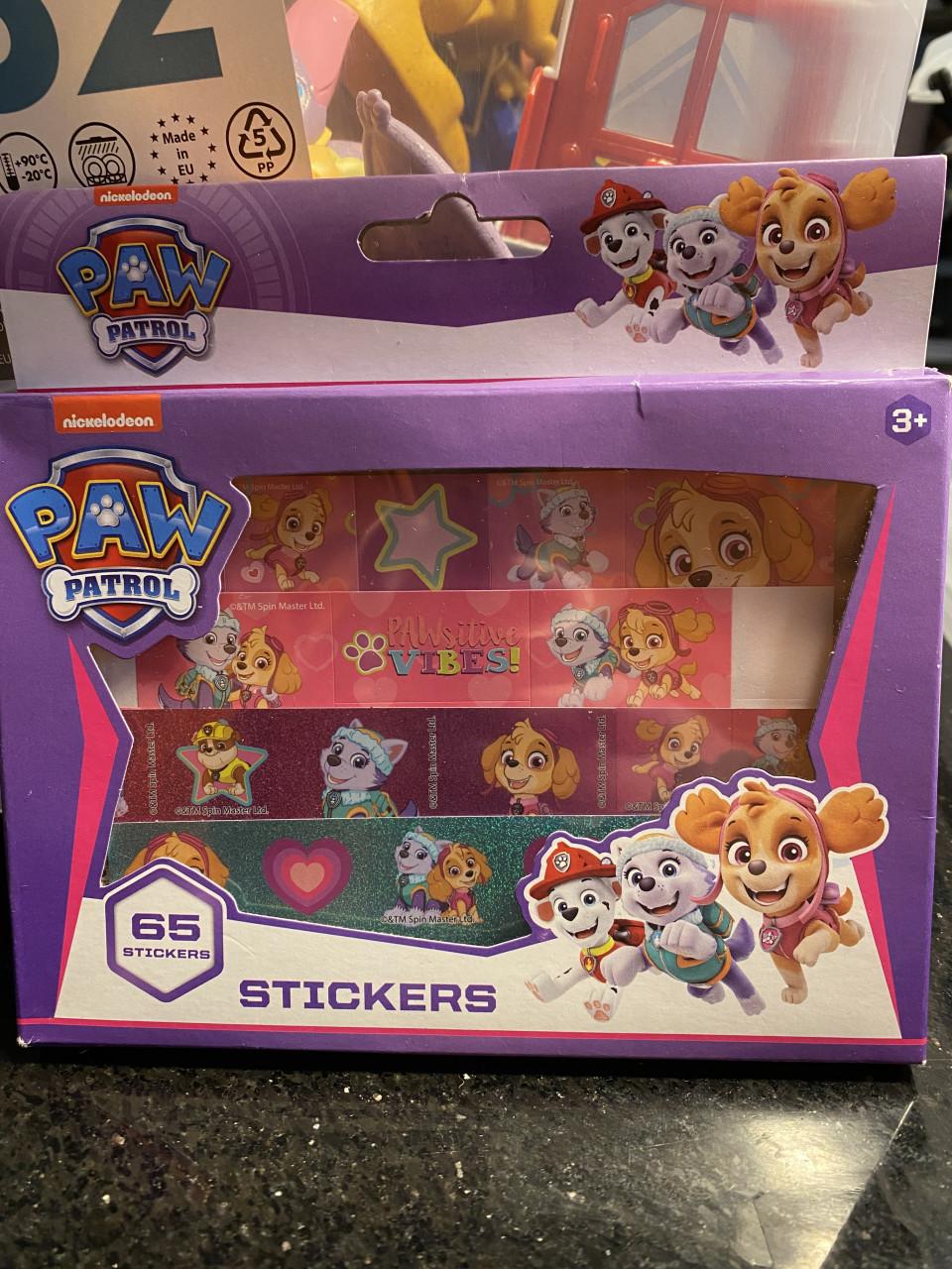 Paw Patrol mok stickers knutsel