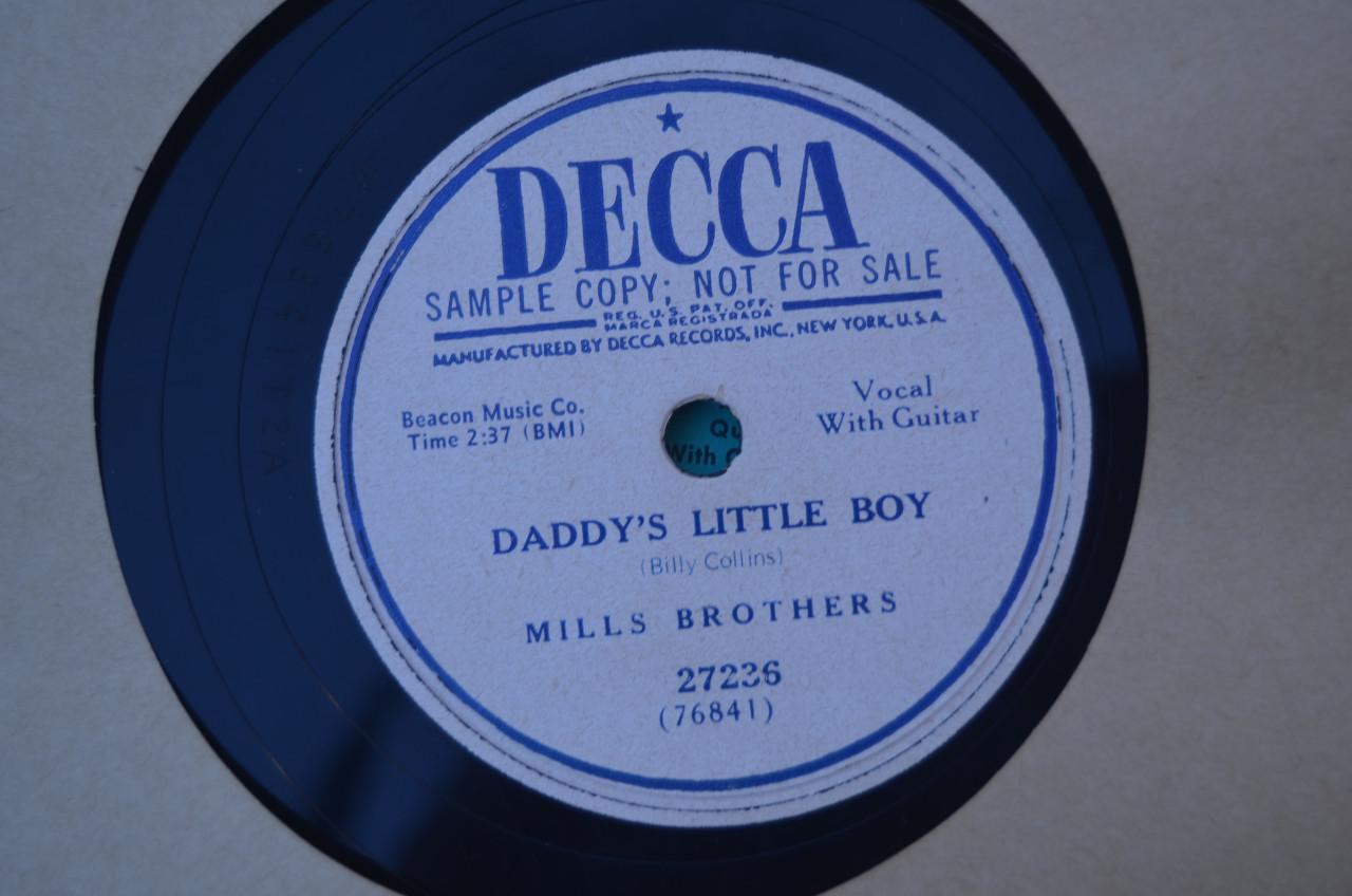 WIBW - The voice of Kansas radio album - Mills brothers