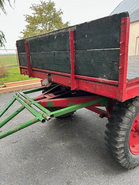 Hooi wagen - Platte kar