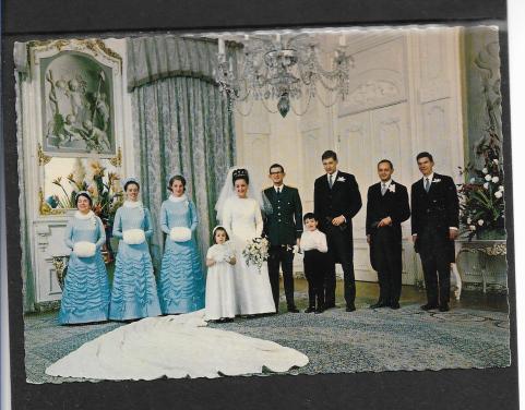 Ansichtkaart     A 1145   Huwelijk prinses Margriet en van Vollenhove  1967