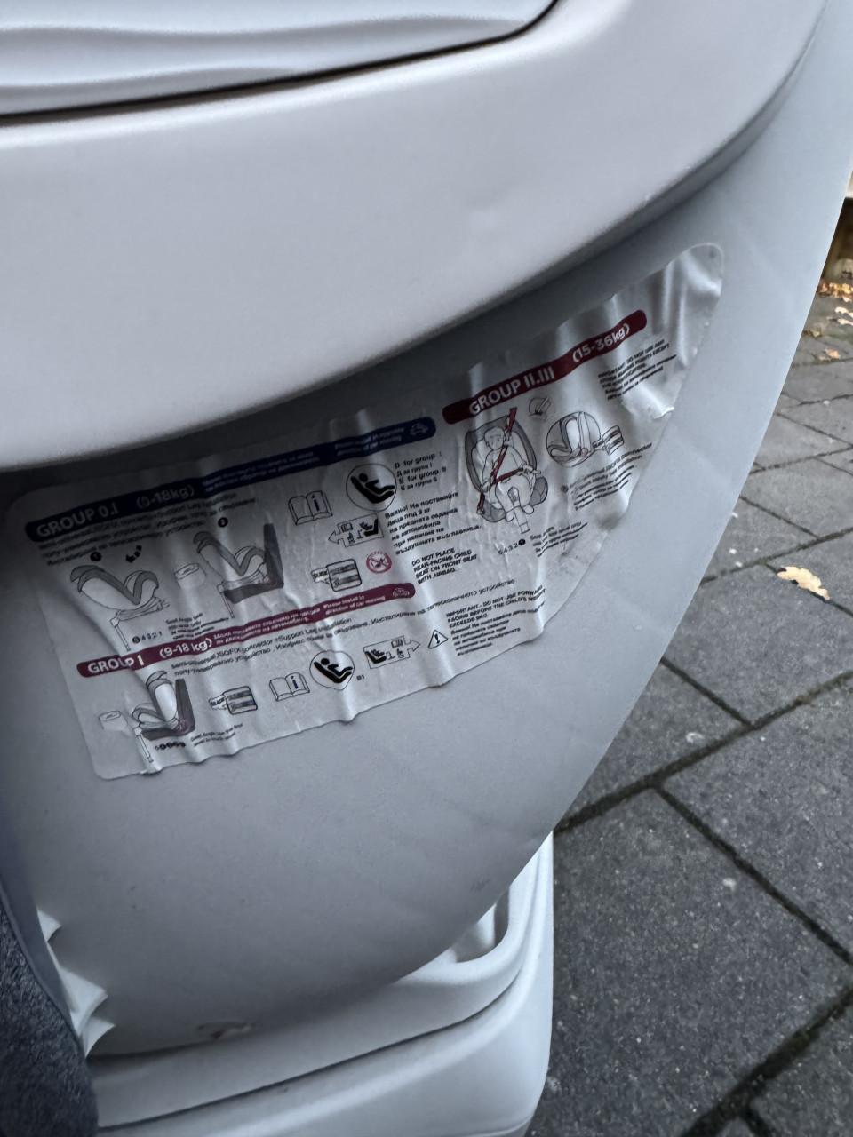 Minder autostoeltje te koop