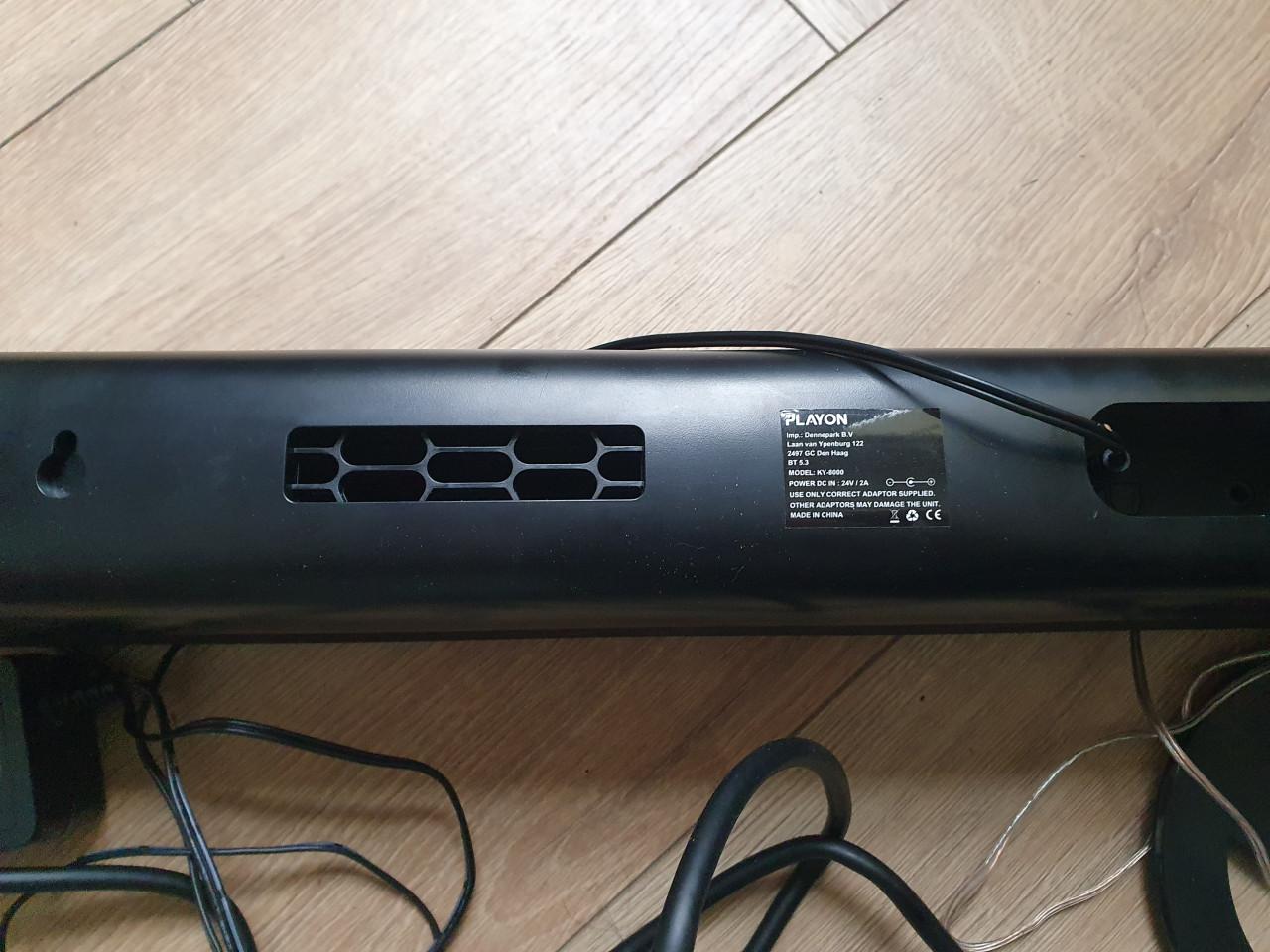 PlayOn Soundbar 35W – Bluetooth – hdmi arc – Ingebouwde Subwoofer – Zwart